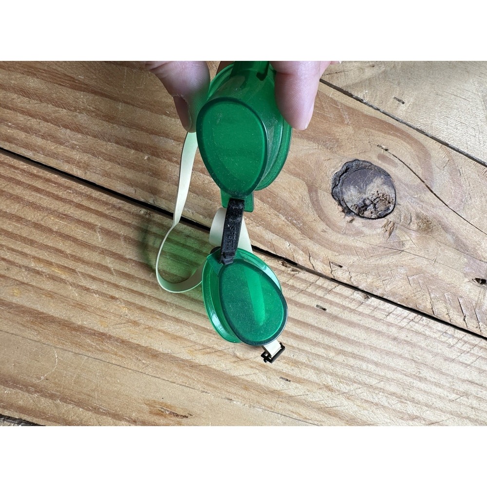 Vintage Green Sperti Sunlamp Goggles Therapeutic Lenses - Picture 4 of 6